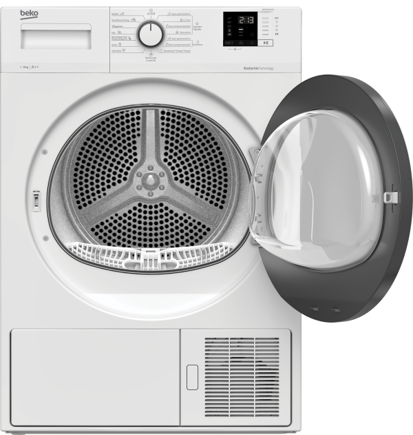 SECADORA BOMBA CALOR BEKO DHS8413GA1 8KG A++ VAPOR - Imagen 3