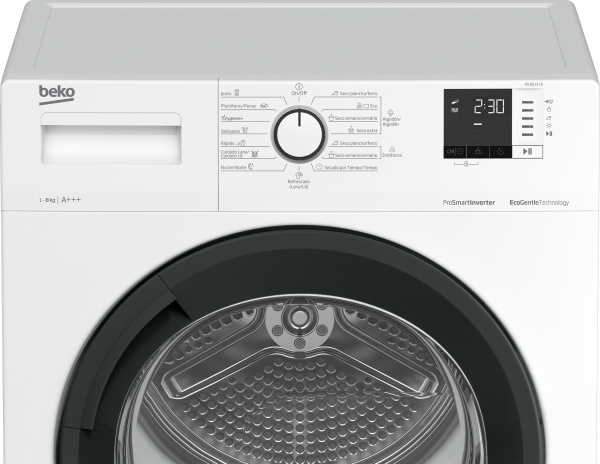 SECADORA BOMBA CALOR BEKO DS8512CX 8KG A+++ VAPOR INVERTER - Imagen 3