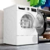 SECADORA BOMBA CALOR BOSCH WQG245D0ES 9KG A+++ INOX - Imagen 3
