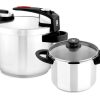 SET DUO OLLA RAPIDA BRA TEKNA 4+7L - Imagen 2