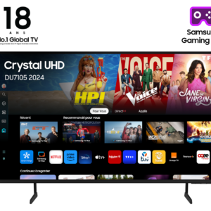 SMART TV SAMSUNG TU43DU7105 43'' CRYSTAL UHD HDR10+