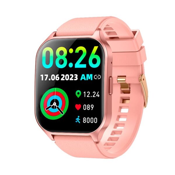 SMARTWATCH COOL CURVED SILICONA ROSA AMOLED C/LLAMADAS - Imagen 6