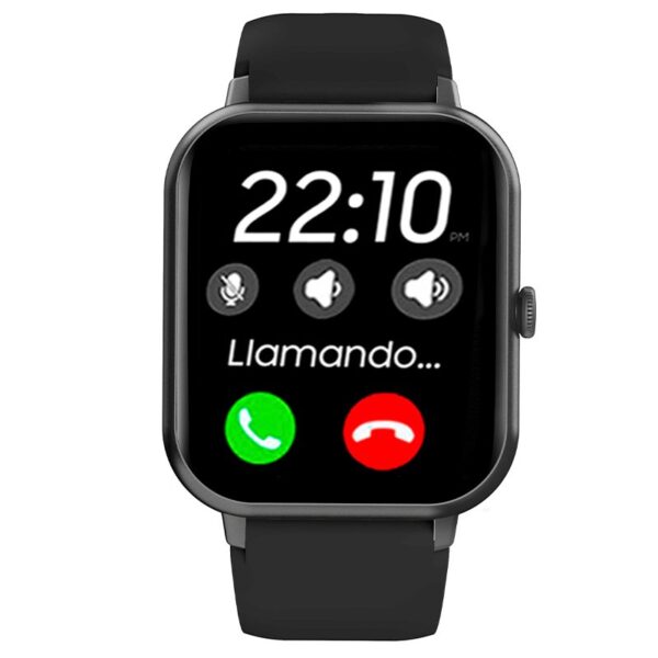 SMARTWATCH COOL FOREST SILICONA NEGRO IP67C/LLAMADAS - Imagen 3