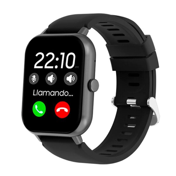 SMARTWATCH COOL FOREST SILICONA NEGRO IP67C/LLAMADAS - Imagen 4