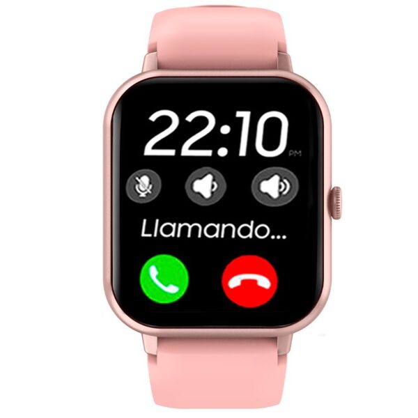 SMARTWATCH COOL FOREST SILICONA ROSA IP67 C/LLAMADAS - Imagen 5