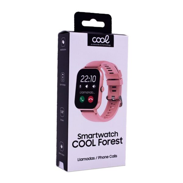 SMARTWATCH COOL FOREST SILICONA ROSA IP67 C/LLAMADAS - Imagen 7