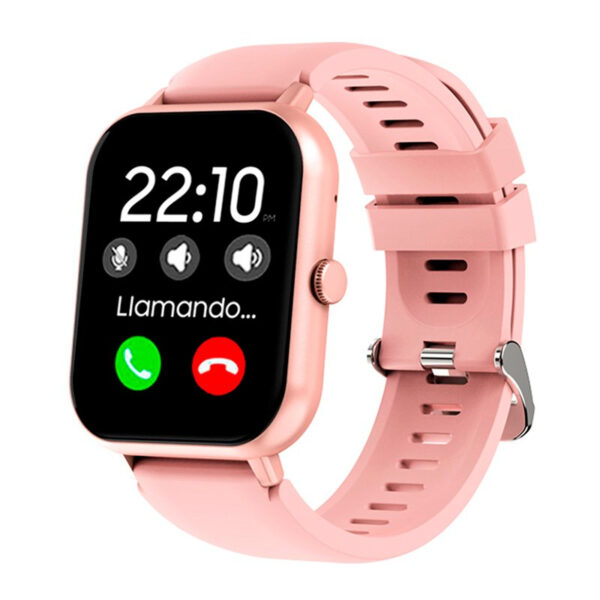 SMARTWATCH COOL FOREST SILICONA ROSA IP67 C/LLAMADAS - Imagen 8