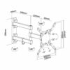 SOPORTE TV AISENS WT42TSLE-011 13-42'' MAX.20KG 3PIVOTES INCL.GIR - Imagen 7