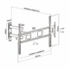 SOPORTE TV AISENS WT70TSLE-021 37-70'' MAX 35KG INCL.GIR - Imagen 7