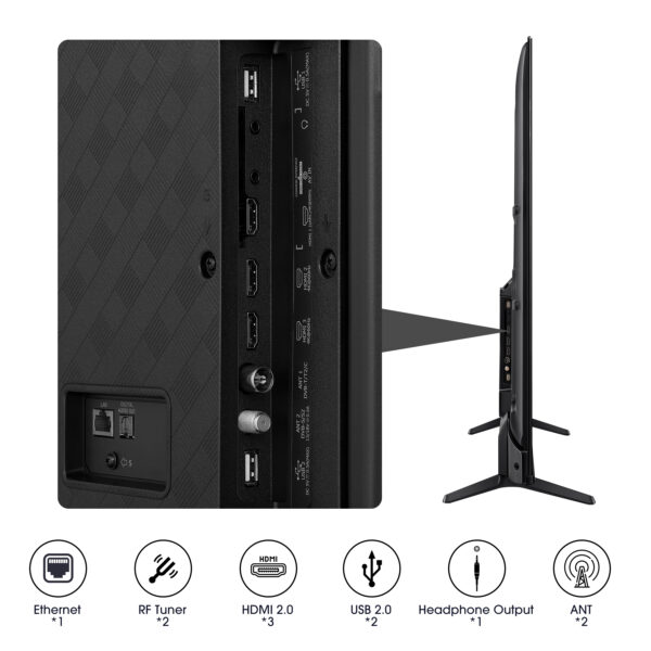 STV HISENSE 65'' 65A6K UHD 4K HDR - Imagen 7