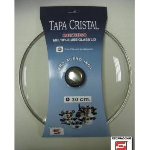 TAPA CRIS.ERSA 19008 C/VAL.ARO INOX 30CM 19008