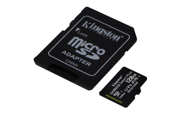 TARJETA MICRO SD KINGSTON 128GB CANVAS SELECT CL10 - Imagen 2