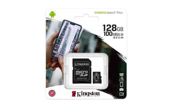 TARJETA MICRO SD KINGSTON 128GB CANVAS SELECT CL10 - Imagen 5