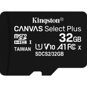 TARJETA MICRO SD KINGSTON 32GB CANVAS SELECT CL10