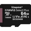 TARJETA MICRO SD KINGSTON 64GB CANVAS SELECT CL10 - Imagen 3