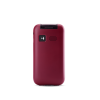 TELEFONO MOVIL PANASONIC KX-TU400EXR FACIL USO ROJO - Imagen 2