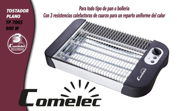 TOSTADOR PLANO COMELEC TP7065 3 BARRAS - Imagen 2