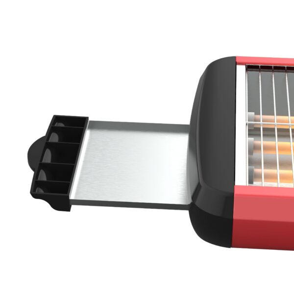 TOSTADOR PLANO SOLAC TC5309 700W 3 BARRAS CUARZO ROJO - Imagen 7