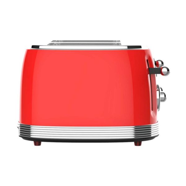 TOSTADOR RETRO SOGO TOS-SS-5460 PAN MOLDE 2 RAN 850W ROJO - Imagen 9