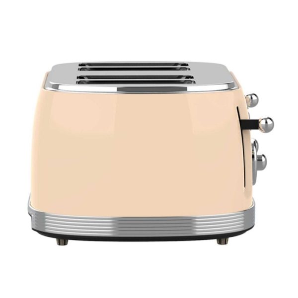 TOSTADOR RETRO SOGO TOS-SS-5475 PAN MOLDE 4 RAN 1500W BEIGE - Imagen 7