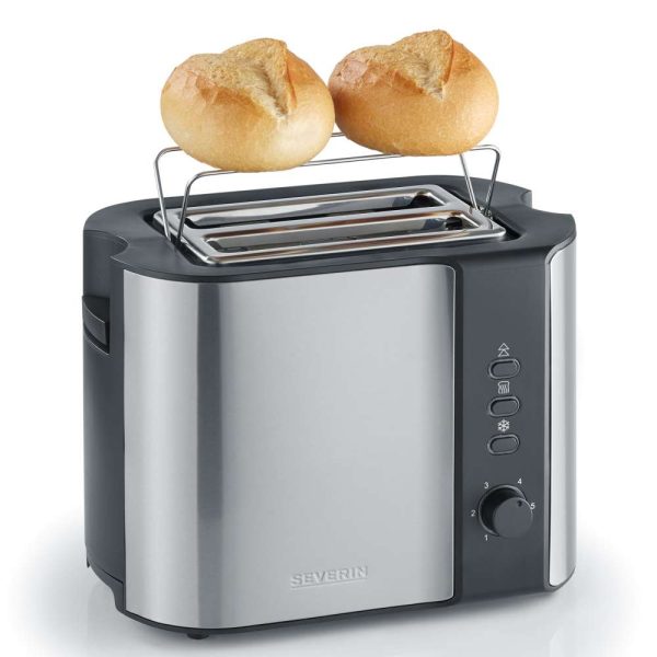 TOSTADOR SEVERIN AT2589 800W PAN MOLDE INOX 2 RANURAS - Imagen 2