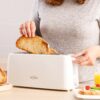TOSTADOR SOLAC TL5421 S96006400 BUON GIORNO LARGO 2 RANURAS 1200W BCO - Imagen 6