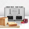 TOSTADOR UFESA 71305539 QUARTET DELUX 1500W PAN MOLDE 4RAN INOX - Imagen 2