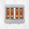TOSTADOR UFESA 71305539 QUARTET DELUX 1500W PAN MOLDE 4RAN INOX - Imagen 4