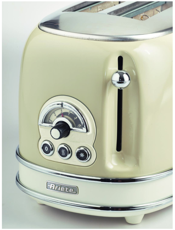 TOSTADOR VINTAG.ARIETE 155/13 PAN MOLD.2 RAN.BEIGE - Imagen 4