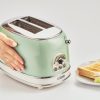 TOSTADOR VINTAG.ARIETE 155/14 PAN MOLD.2 RAN.VERDE - Imagen 2