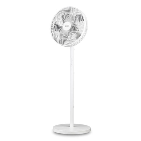 VENTILADOR PIE SOGO 21275 40W 40CM 5 ASPAS BIPOSICION OSCIL.BLANCO - Imagen 2