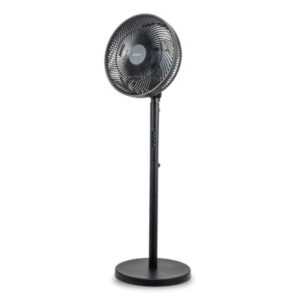 VENTILADOR PIE SOGO 21277 40W 40CM 5 ASPAS BIPOSICION OSCIL.NEGRO