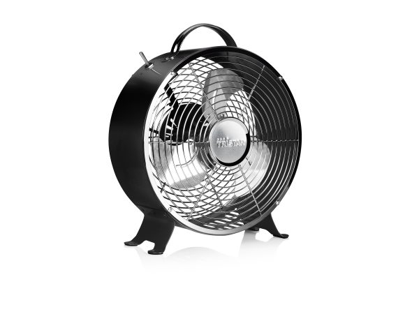 VENTILADOR SUELO TRISTAR VE5966 25CM INOX NEGRO