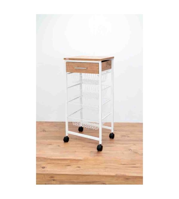 VERDULERO DUETT 998172 500 4 CESTAS + CAJÓN (BLANCO)
