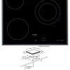 VITROCERAMICA AEG HK623021FB 3F.ZONA 27CM BIS 5700W - Imagen 9