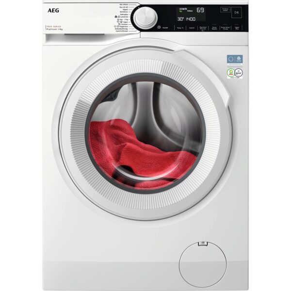 .AT.LAVADORA AEG LFR7394N2B 9KG 1400RPM A-20% INVERTER