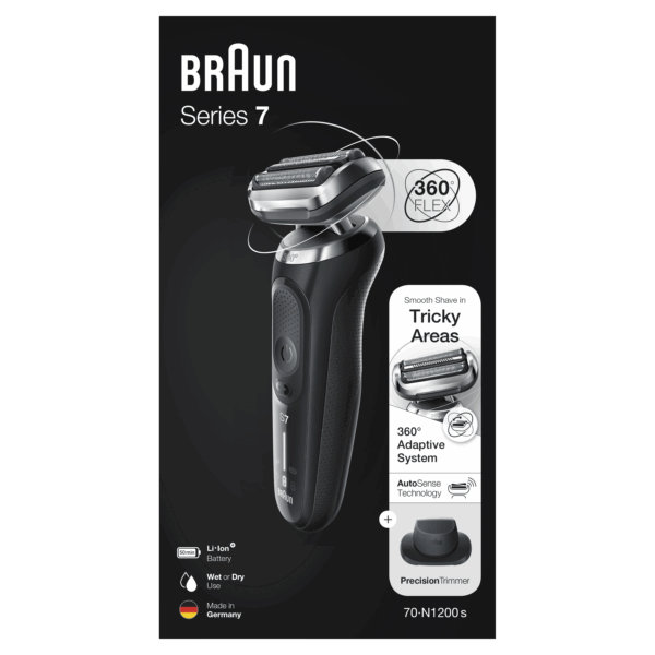 AFEITADORA BRAUN 70-N1200S 1ACC.SECO/MOJADO - Imagen 8