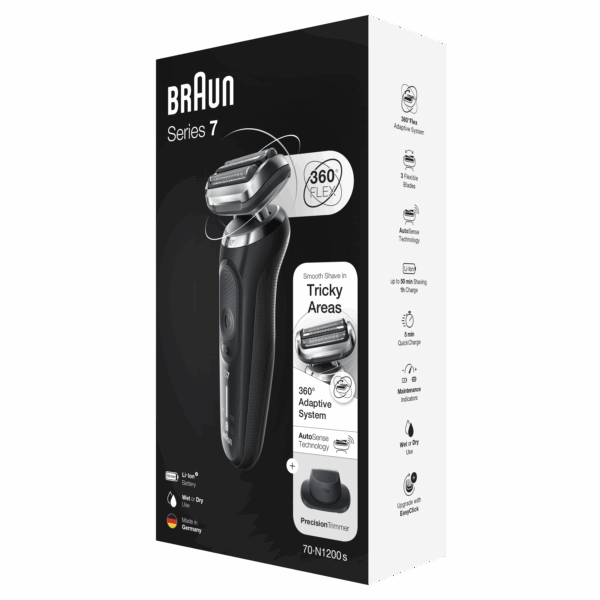 AFEITADORA BRAUN 70-N1200S 1ACC.SECO/MOJADO - Imagen 9