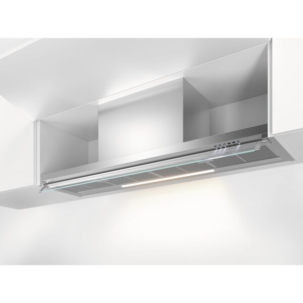 .AT.CAMPANA DECORATIVA INT. AEG GDE682HM 120CM 750M/H INOX - Imagen 6