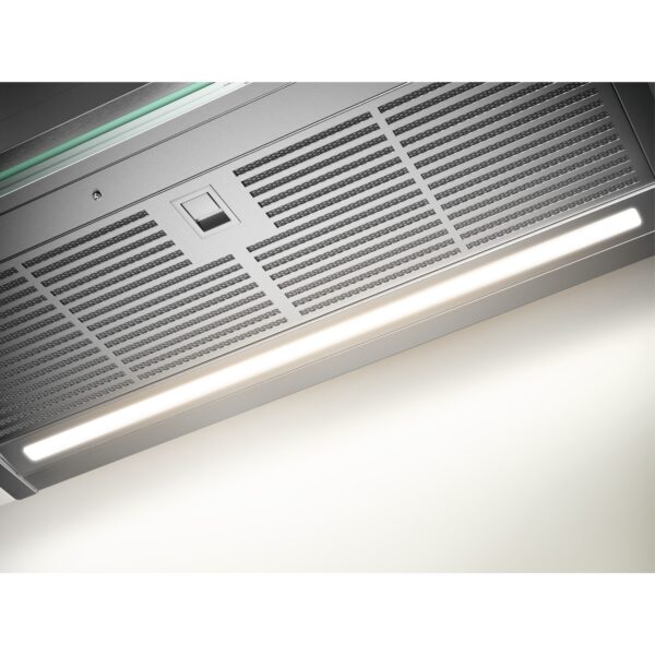 .AT.CAMPANA DECORATIVA INT. AEG GDE686HM 60CM 750M/H INOX - Imagen 3