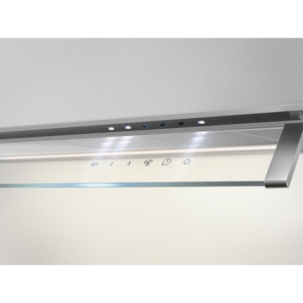 .AT.CAMPANA DECORATIVA INT. AEG GDE686HM 60CM 750M/H INOX - Imagen 5