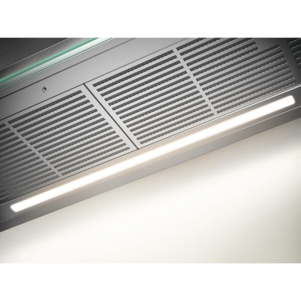 .AT.CAMPANA DECORATIVA INT. AEG GDE689HM 90CM 750M/H INOX - Imagen 3
