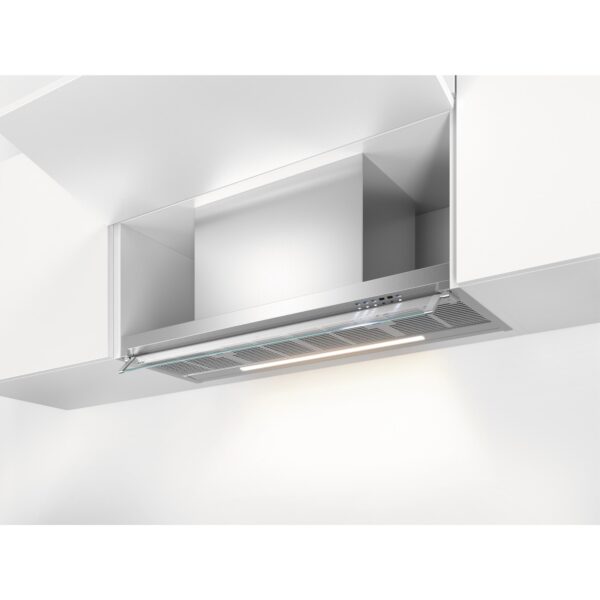 .AT.CAMPANA DECORATIVA INT. AEG GDE689HM 90CM 750M/H INOX - Imagen 7