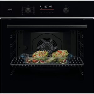 .AT.HORNO AEG OU5PB41WSB MULT.9 A++ PIRO WIFI 72L INOX