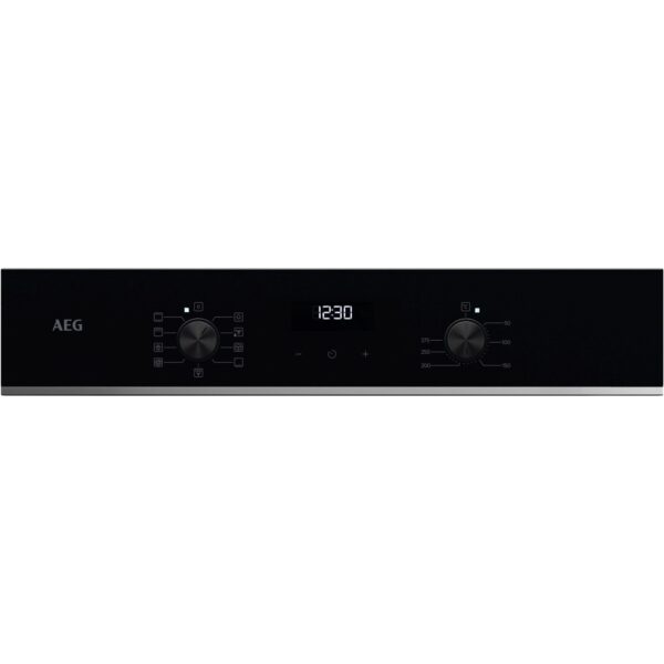.AT.HORNO AEG TU5AB20SB MULT.9 A+ HYDRO 72L CRIST.NGO INOX - Imagen 2