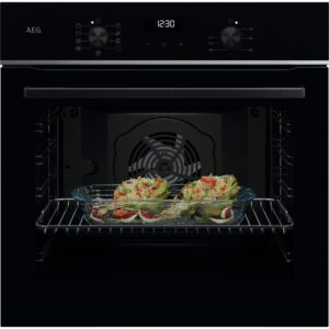 .AT.HORNO AEG TU5AB20SB MULT.9 A+ HYDRO 72L CRIST.NGO INOX