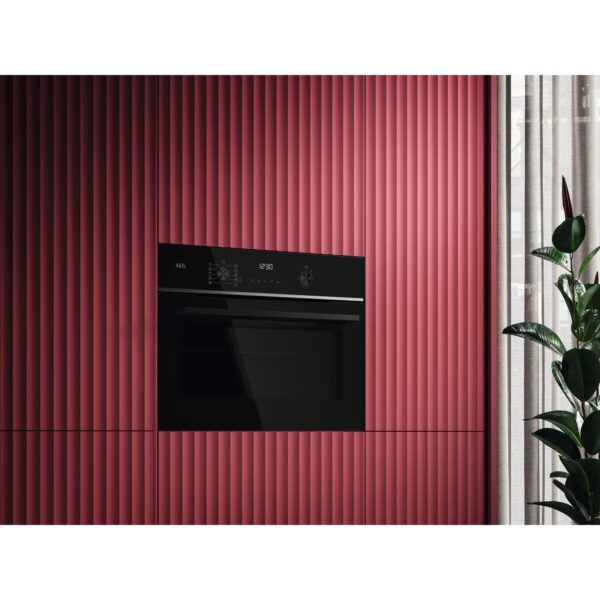 .AT.HORNO COMPACTO AEG TA5PK401B MULT.9 A+PIRO WIFI 45CM 45L CRIST.NG - Imagen 3