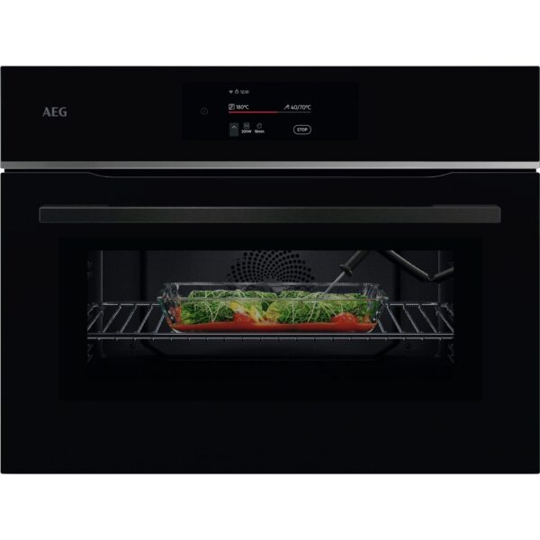 .AT.HORNO COMPACTO AEG TK8NK721B MULT.19 C/MICRO GRILL SONDA WIFI 45C