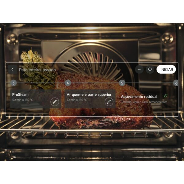 .AT.HORNO COMPACTO AEG TP9SK821B MULT.27 A+HYDRO WIFI 45CM 45L CRIST. - Imagen 6