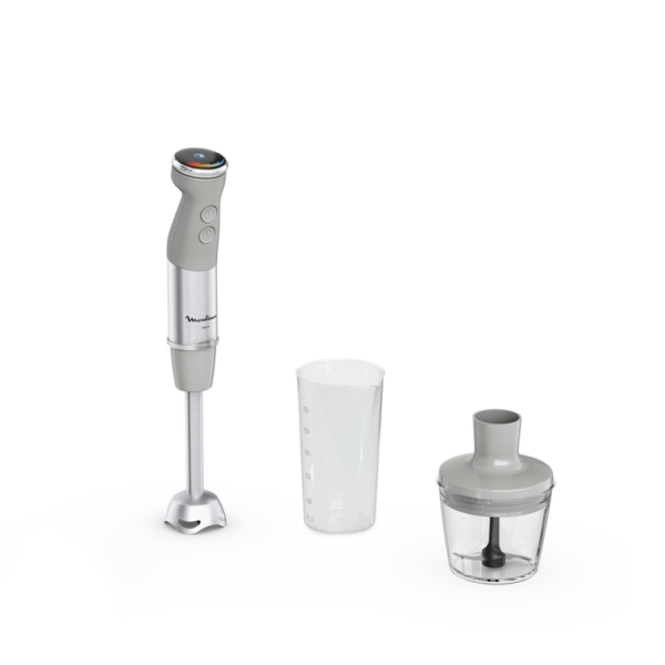 BATIDORA MOULINEX DD672B10 QUICKCHEF+ 1000W C/VASO PICADORA GRIS
